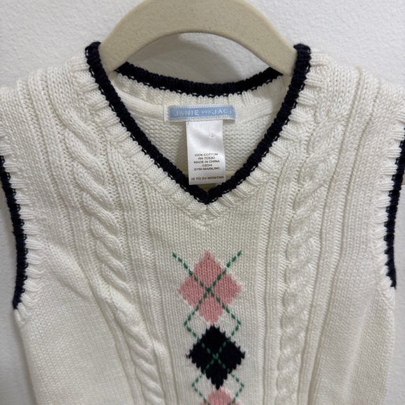 Janie & Jack Cableknit Sweater vest - Picture 3 of 4